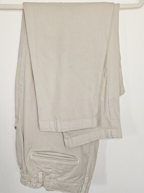 American Eagle High Rise Stretch Khaki Pants Size 12 Short Beige